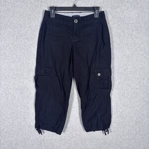 Y2K 90s Tommy Hilfiger Low Rise Cargo‎ Pants 2 Utility Adjustable GORP Hiking